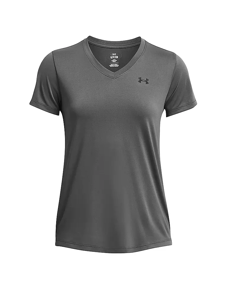 UNDER ARMOUR | Camiseta de fitness para mujer UA Tech™ con cuello en V | Gris