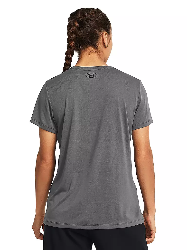 UNDER ARMOUR | Camiseta de fitness para mujer UA Tech™ con cuello en V | Gris