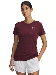 UNDER ARMOUR | Camiseta de fitness para mujer UA Tech™ Twist | Rojo oscuro