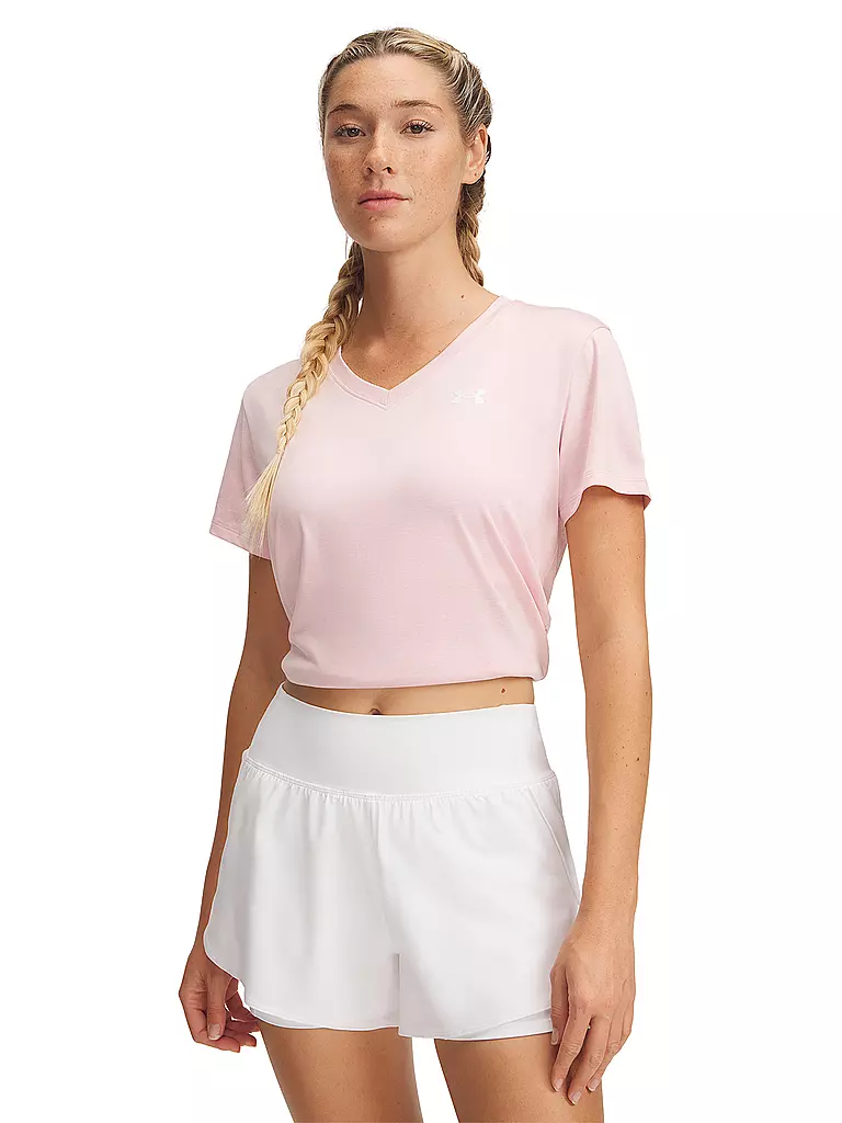 UNDER ARMOUR | Camiseta de fitness para mujer UA Tech™ Twist | Rosa