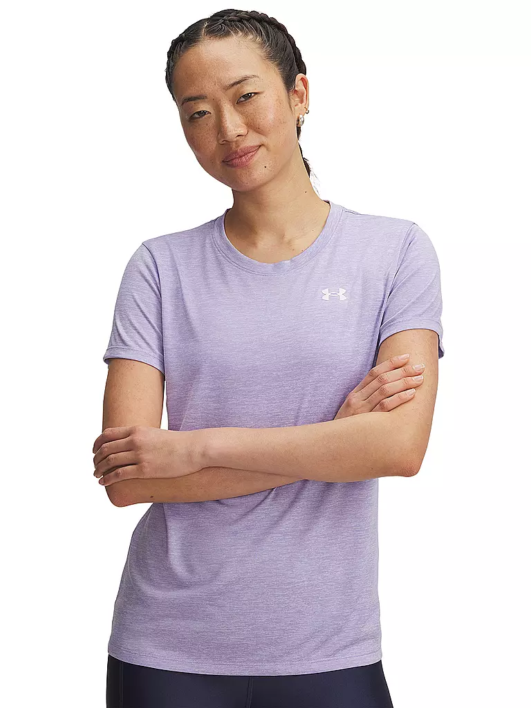 UNDER ARMOUR | Camiseta de fitness para mujer UA Tech™ Twist | Lila