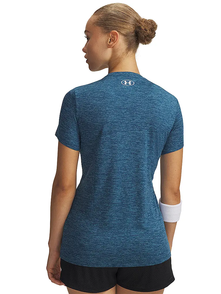 UNDER ARMOUR | Camiseta de fitness para mujer UA Tech™ Twist | Azul oscuro