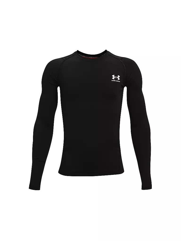 UNDER ARMOUR | Camiseta de fitness para niños UA HeatGear® Armour | Negro