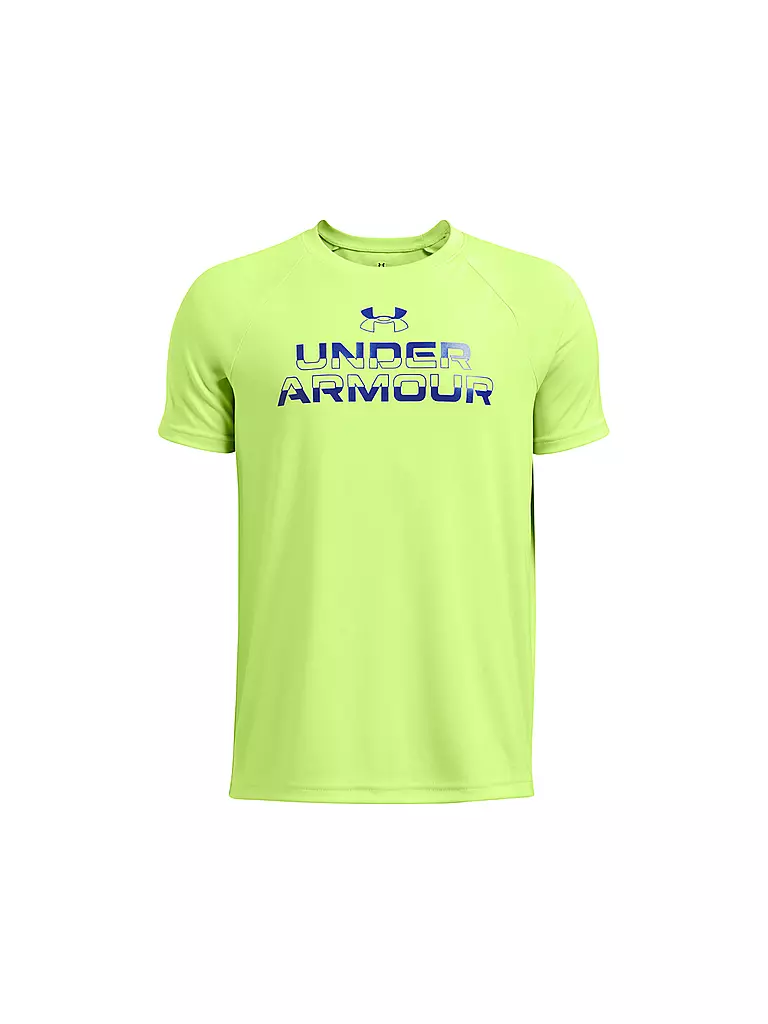 UNDER ARMOUR | Camiseta de fitness para niños UA Tech™ Wordmark | Verde