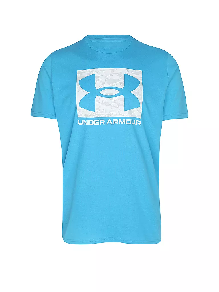 UNDER ARMOUR | Camiseta de hombre UA ABC Camo Boxed Logo | Azul claro