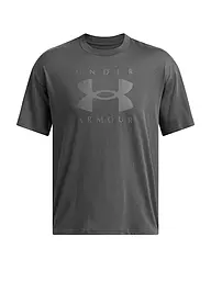 UNDER ARMOUR | Herren T-Shirt UA Heavyweight Branded | Gris