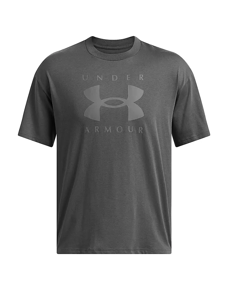 UNDER ARMOUR | Camiseta de hombre UA Heavyweight Logo | Gris