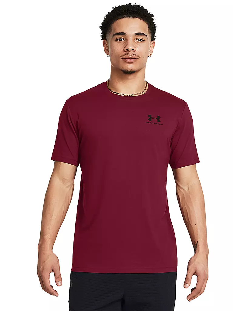 UNDER ARMOUR | Camiseta de hombre UA Sportstyle | Rojo oscuro
