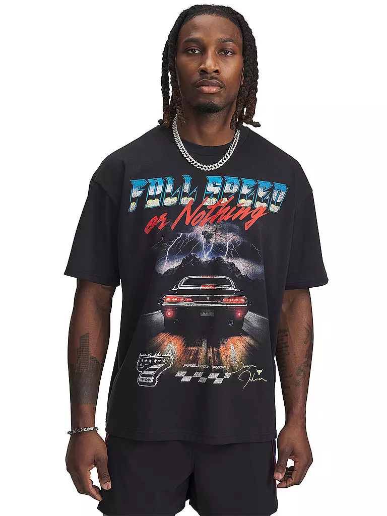 UNDER ARMOUR | Camiseta de hombre UA The Rock | Negro