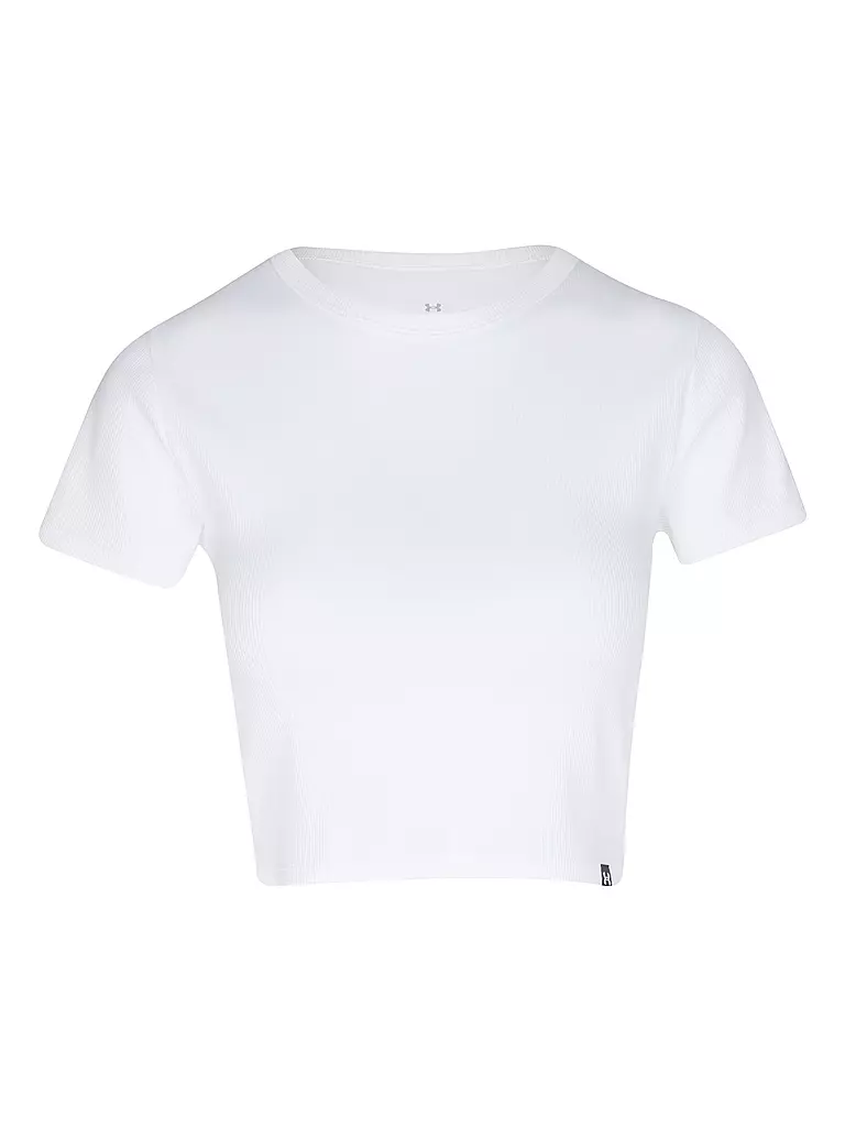 UNDER ARMOUR | Camiseta de mujer UA Rival Rib Baby | Blanco