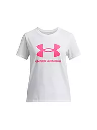 UNDER ARMOUR | Camiseta de niña UA Big Logo | Blanco