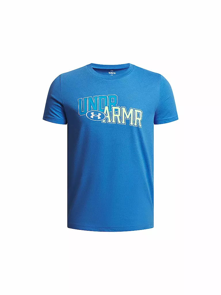 UNDER ARMOUR | Camiseta de niño con diseño superpuesto Wordmark | Azul
