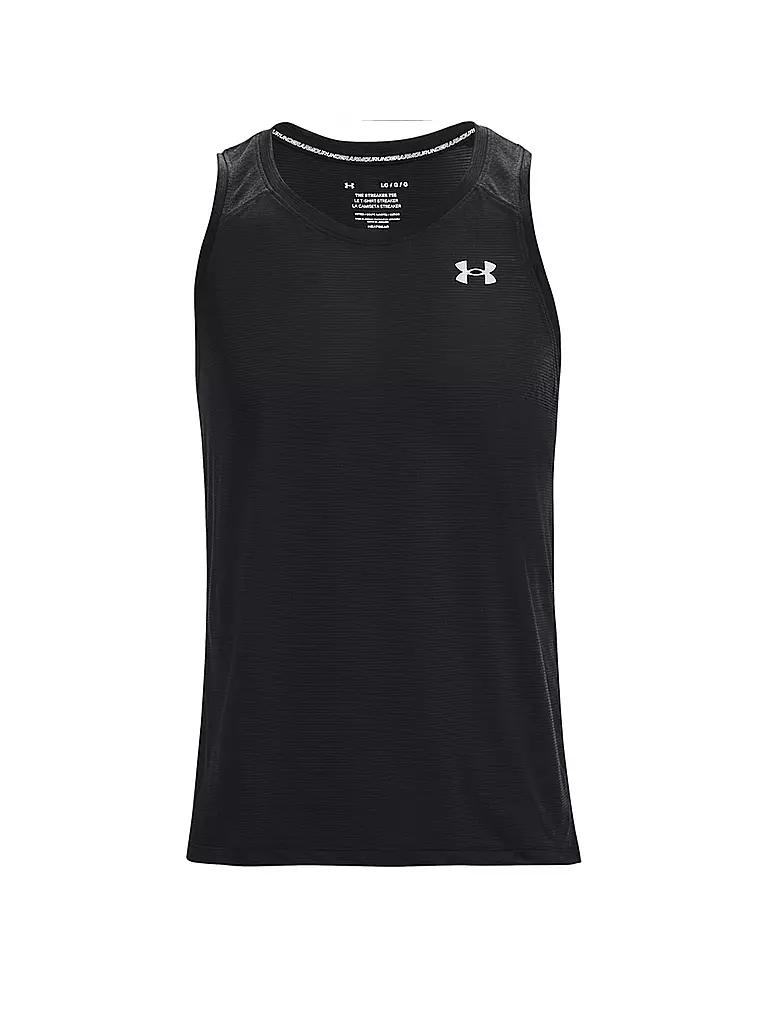 UNDER ARMOUR | Camiseta de tirantes de fitness Streaker para hombre | Negro