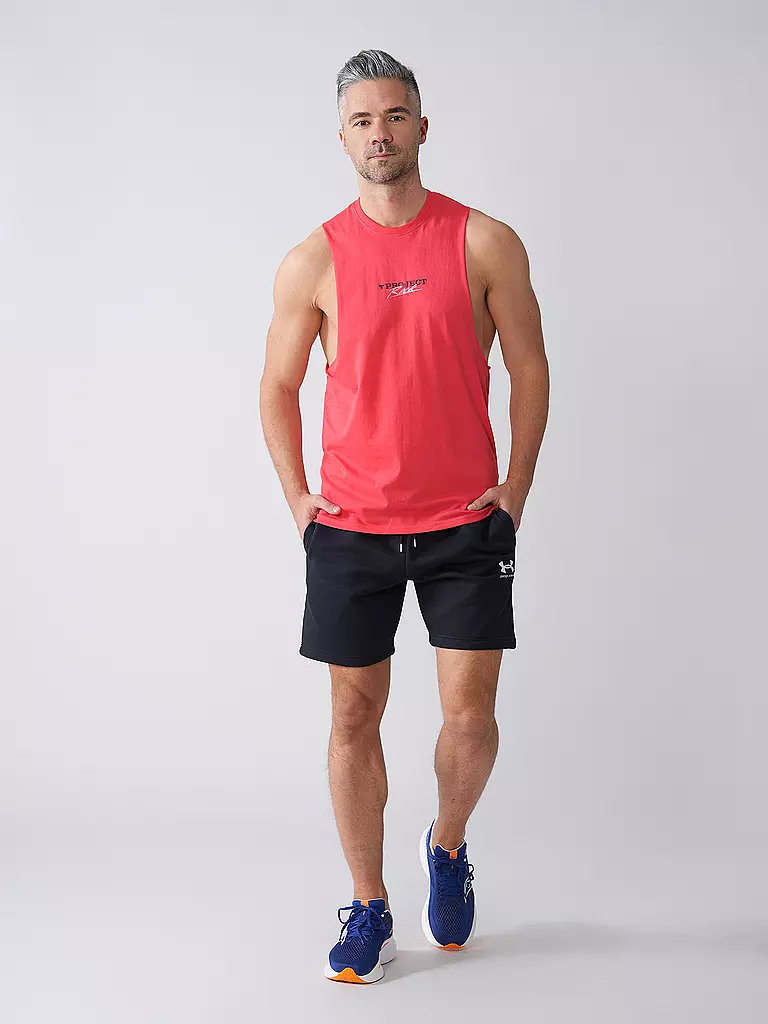 UNDER ARMOUR | Camiseta de tirantes The Rock para hombre | Rojo