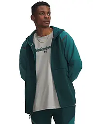 UNDER ARMOUR | Chaqueta con capucha para hombre UA Unstoppable | Verde oscuro