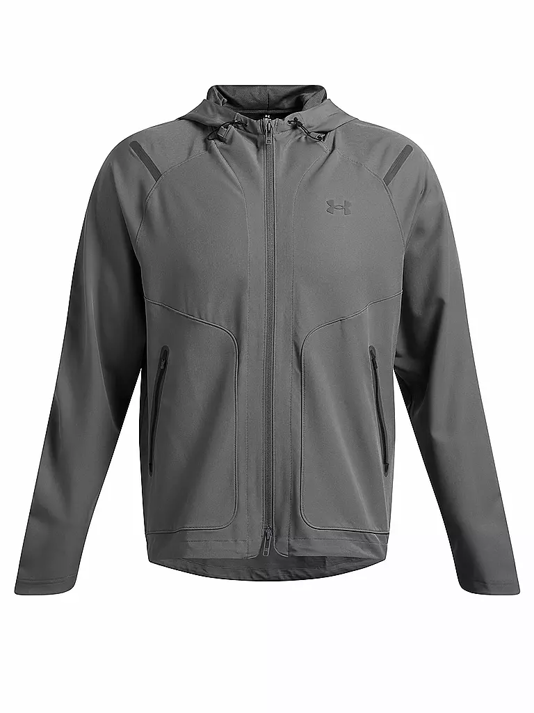 UNDER ARMOUR | Chaqueta con capucha para hombre UA Unstoppable | Gris