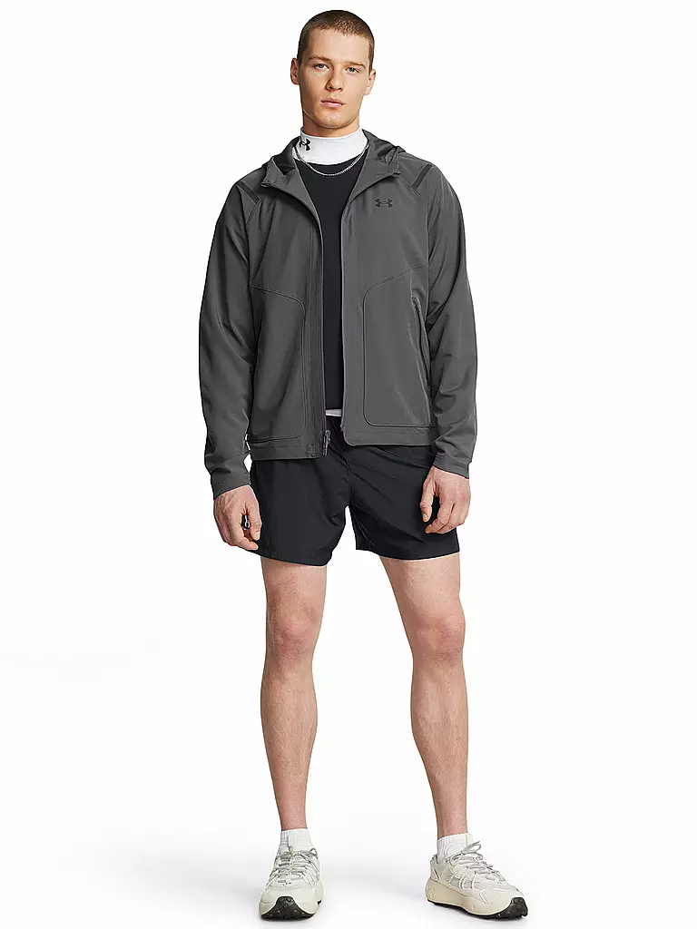UNDER ARMOUR | Chaqueta con capucha para hombre UA Unstoppable | Gris