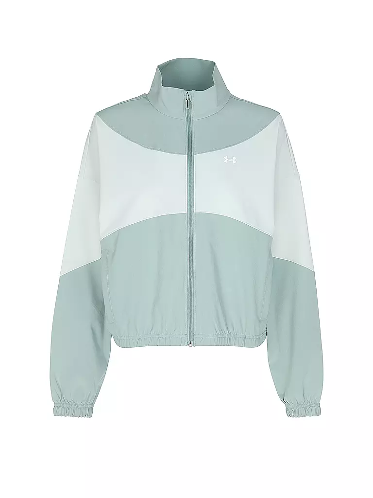 UNDER ARMOUR | Chaqueta con capucha para mujer Rival Woven | Menta