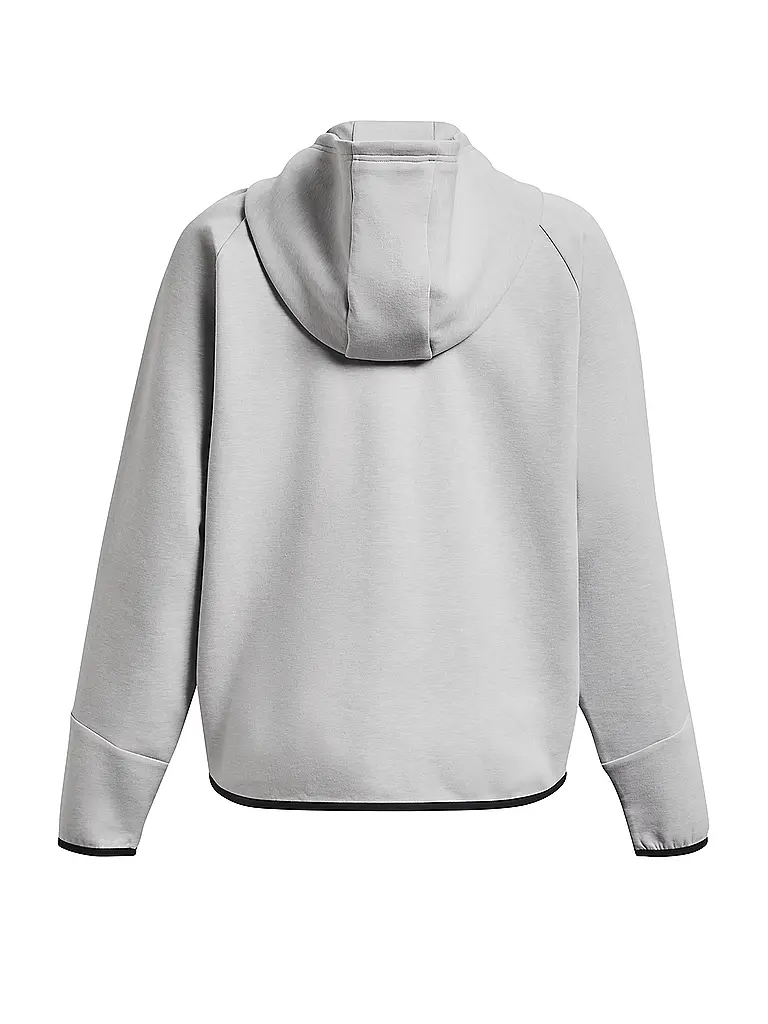 UNDER ARMOUR | Chaqueta con capucha para mujer UA Unstoppable Fleece con cremallera completa | Gris