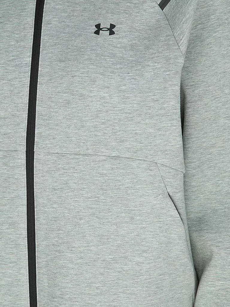 UNDER ARMOUR | Chaqueta con capucha para mujer UA Unstoppable Fleece con cremallera completa | Menta