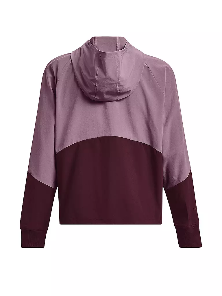 UNDER ARMOUR | Damen Fitnessjacke UA Jacke aus Webstoff mit durchgehendem Zip | Lila