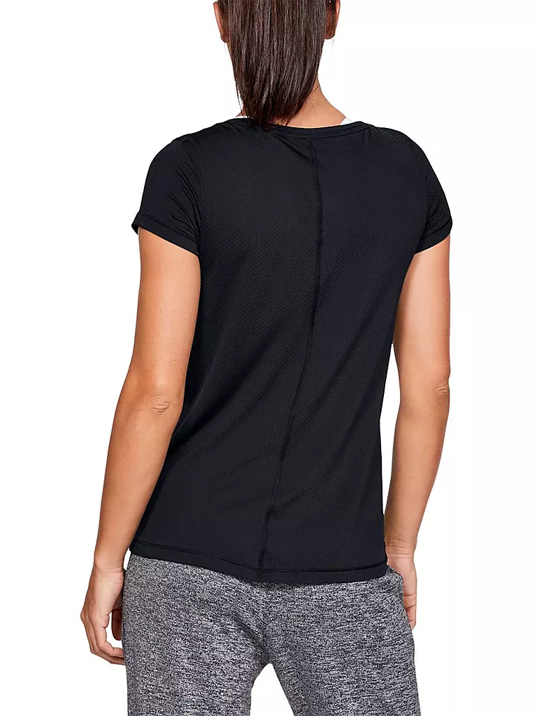 UNDER ARMOUR | Damen Fitnessshirt HeatGear® Armour  | Negro