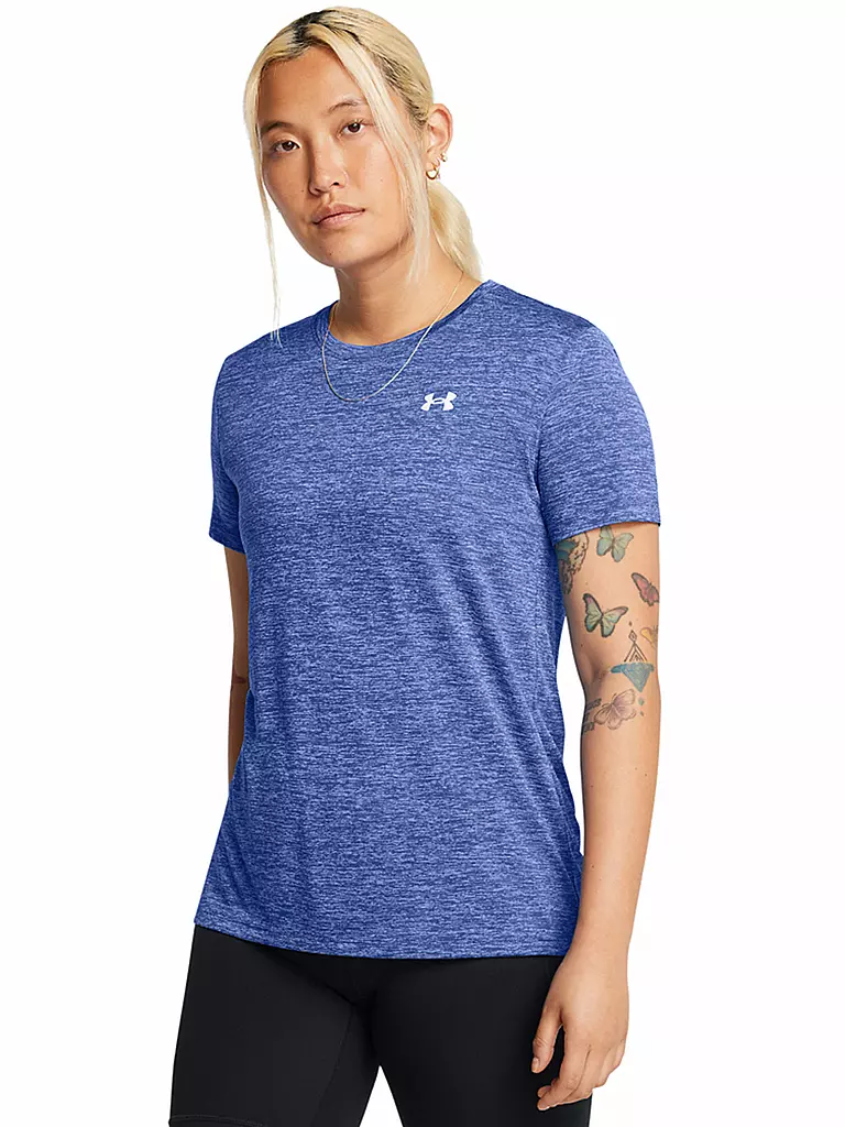 UNDER ARMOUR | Damen Fitnessshirt UA Tech™ Twist | Azul