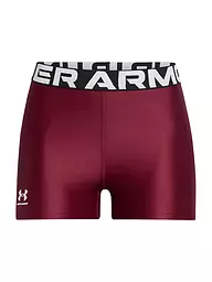 UNDER ARMOUR | Pantalones cortos de fitness HeatGear® para mujer | Rojo oscuro