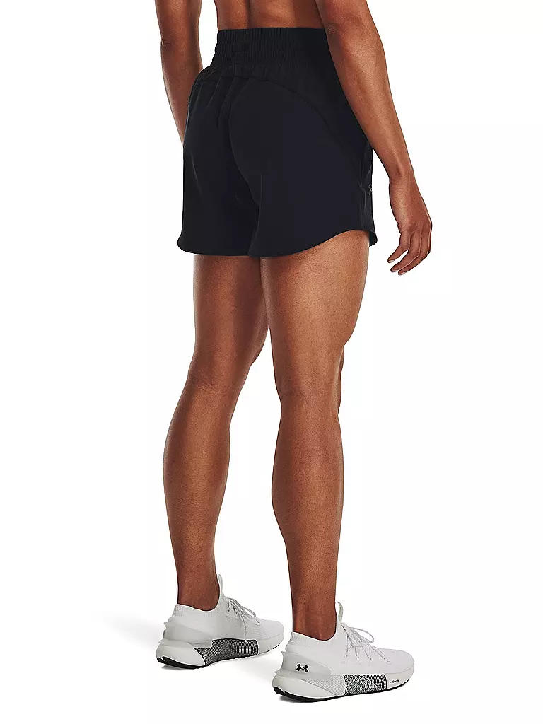 UNDER ARMOUR | Damen Fitnessshort UA Flex Woven 5" | Negro