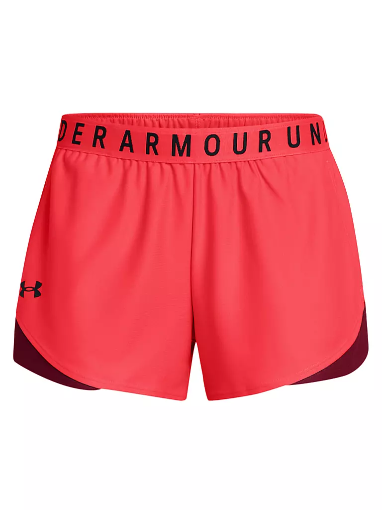 UNDER ARMOUR | Damen Fitnessshort UA Play Up 3.0 | Rojo
