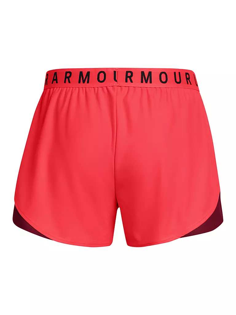 UNDER ARMOUR | Damen Fitnessshort UA Play Up 3.0 | Rojo