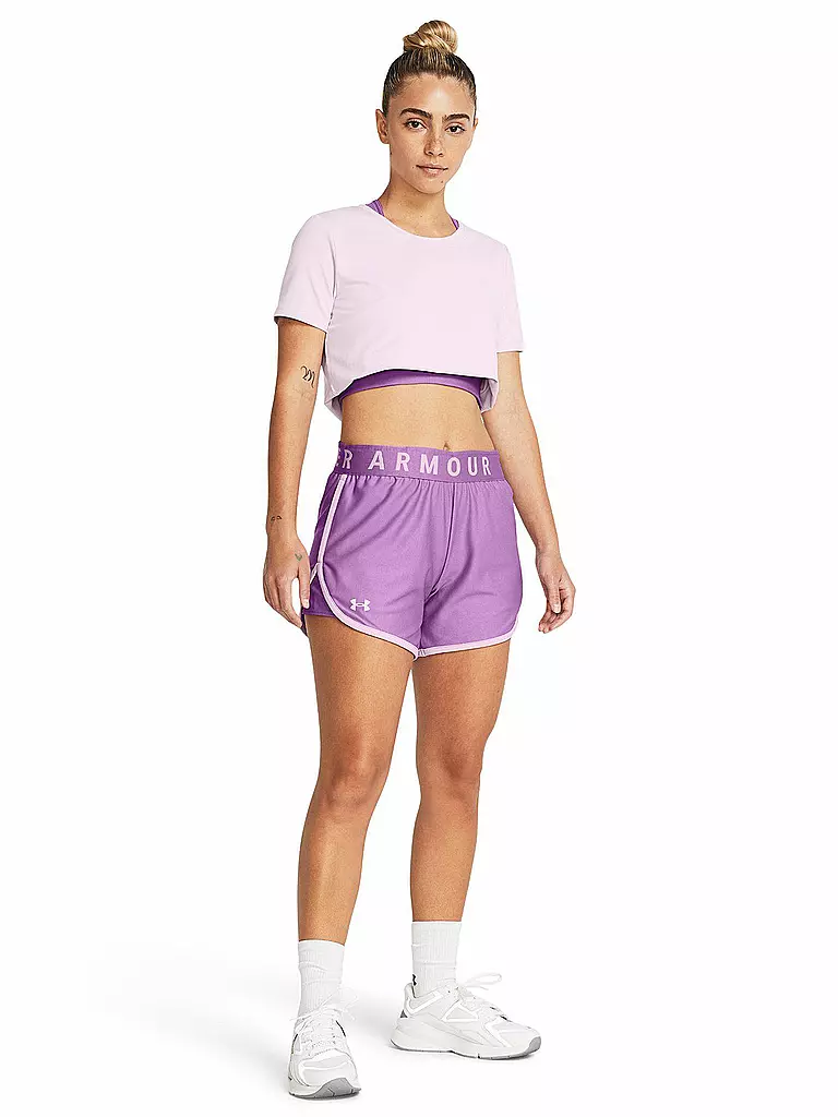 UNDER ARMOUR | Damen Fitnessshort UA Play Up 5" | Lila