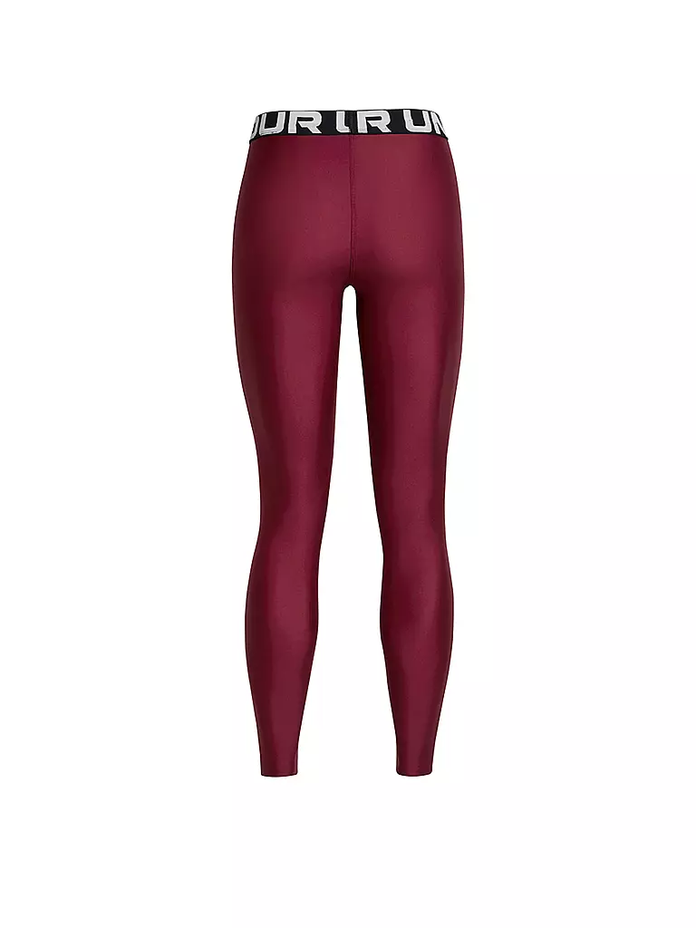 UNDER ARMOUR | Damen Fitnesstight HeatGear® Authentics | Rojo oscuro