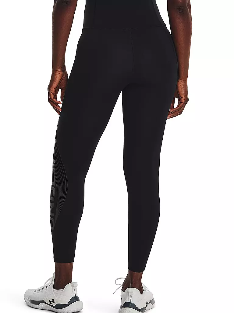 UNDER ARMOUR | Damen Fitnesstight UA Motion Branded Ankle Leg | Negro