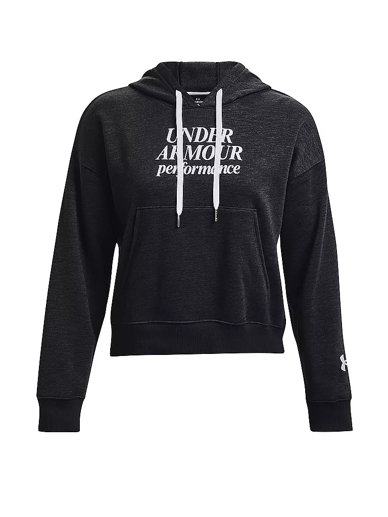 UNDER ARMOUR | Damen Hoodie UA Recovery Fleece mit Schriftzug | Gris