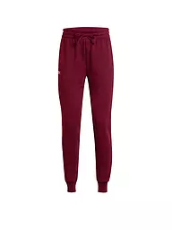 UNDER ARMOUR | Pantalón de chándal para mujer UA Rival Fleece | Rojo oscuro