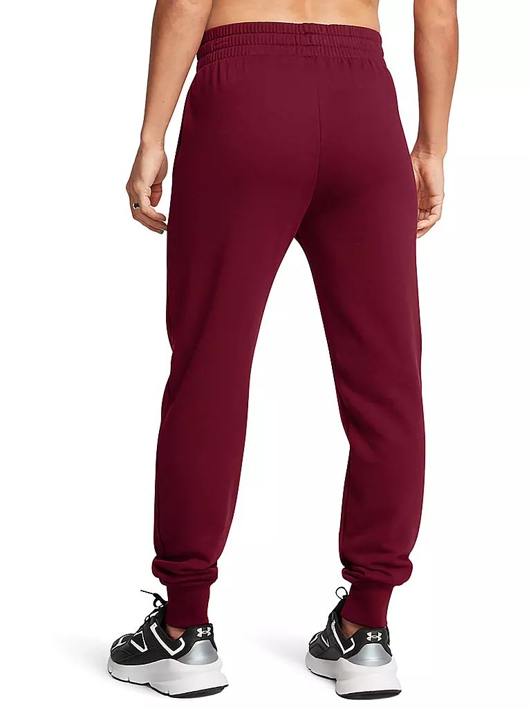UNDER ARMOUR | Damen Jogginghose UA Rival Fleece | Rojo oscuro