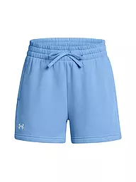 UNDER ARMOUR | Shorts de felpa UA Rival para mujer | Azul claro