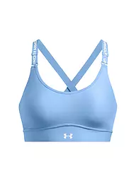 UNDER ARMOUR | Sujetador deportivo para mujer UA Infinity Mid 2.0 de soporte medio | Azul claro