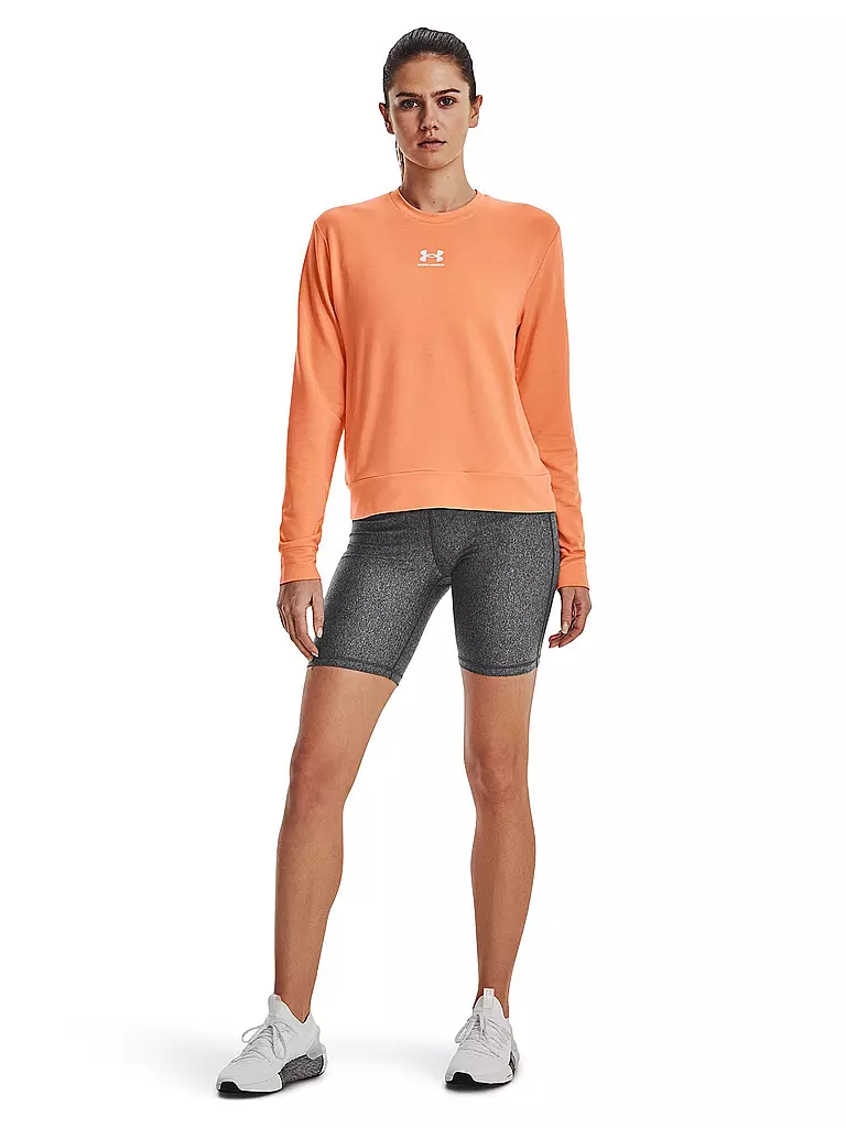 UNDER ARMOUR | Damen Sweater UA Rival French Terry | Naranja