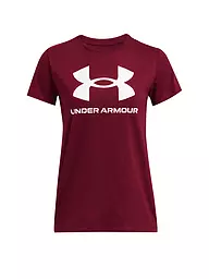 UNDER ARMOUR | Damen T-Shirt UA Sportstyle Grafik | Rojo oscuro