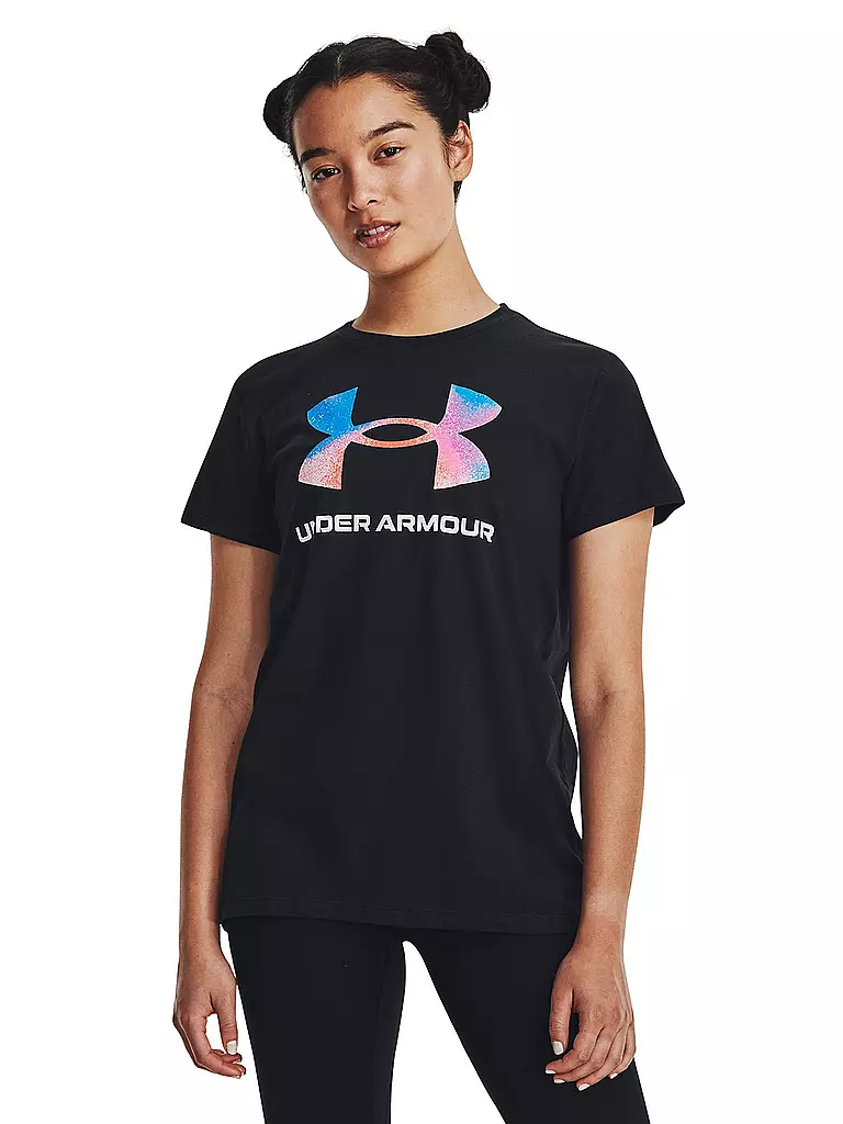UNDER ARMOUR | Damen T-Shirt UA Sportstyle Grafik | Negro
