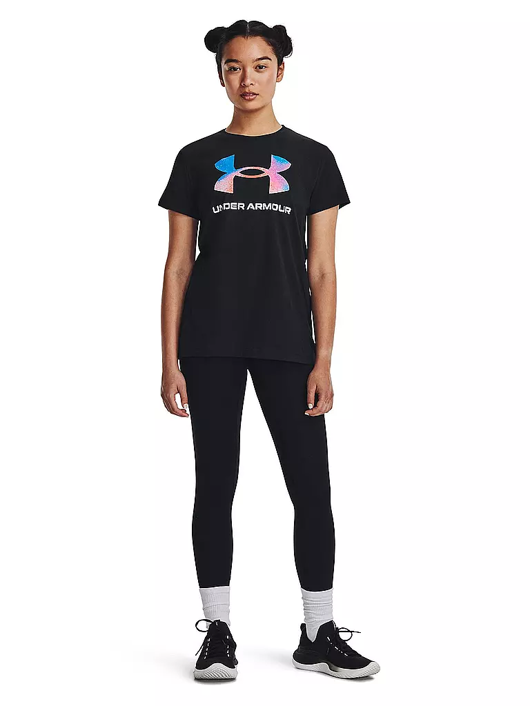 UNDER ARMOUR | Damen T-Shirt UA Sportstyle Grafik | Negro
