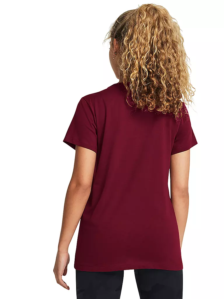 UNDER ARMOUR | Damen T-Shirt UA Sportstyle Grafik | Rojo oscuro