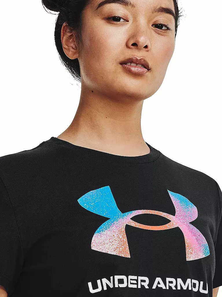 UNDER ARMOUR | Damen T-Shirt UA Sportstyle Grafik | Negro