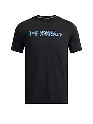 UNDER ARMOUR | Herren -Shirt Sliced Wordmark | Negro