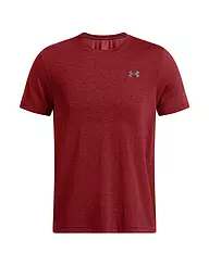 UNDER ARMOUR | Camiseta de fitness para hombre UA Seamless Stride | Rojo oscuro
