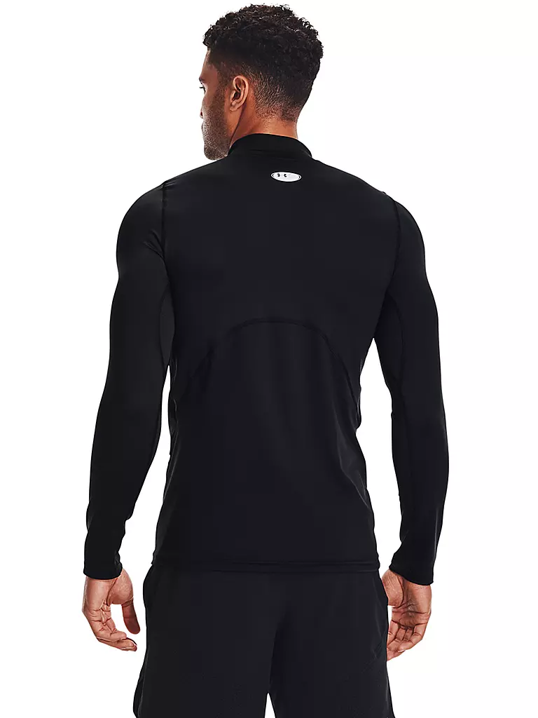 UNDER ARMOUR | Herren Fitnessshirt ColdGear® Fitted Mock | Negro