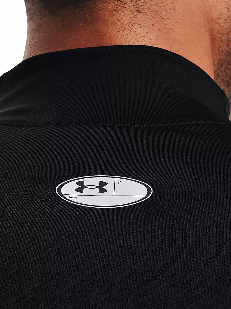 UNDER ARMOUR | Herren Fitnessshirt ColdGear® Fitted Mock | Negro