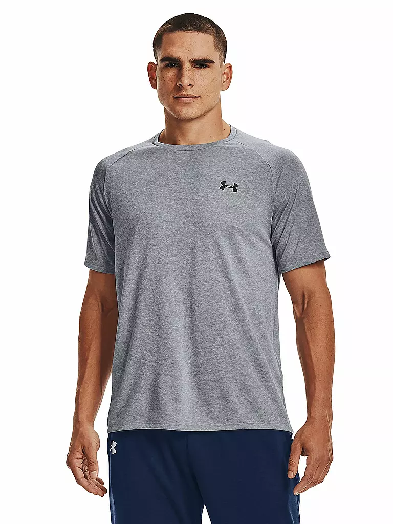 UNDER ARMOUR | Herren Fitnessshirt UA Tech™ 2.0 | Gris claro